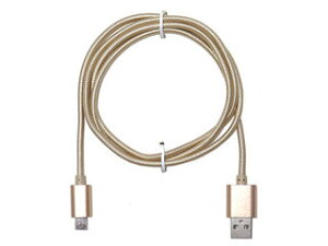 Groovy �O���[�r�[ ���E�ŋ�microUSB�P�[�u�� �S�[���h MESHMONSTER10MG