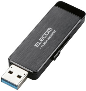 ELECOM GR LZs USBtbV/64GB/AESZLeB@\t/ubN/USB3.0 MF-ENU3A64GBK󒍐Y