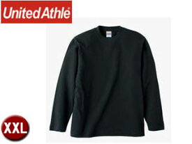 United Athle/ユナイテッドアスレ 501001CX 5.6オンス ロングスリーブTシャツ アダルトサイズ 【XXL】 (ブラック)