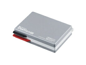 Shachihata/シヤチハタ デュエット スタンプ台(エコス)黒/朱肉 HFW-2MECシユニク/クロ