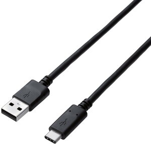 ELECOM �G���R�� USB2.0�P�[�u��/A-C�^�C�v/�F�ؕi/3.0m/�u���b�N U2C-AC30NBK