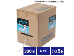 SANWA SUPPLY �T�����T�v���C �J�e�S��5eUTP�P���P�[�u���̂� 300m ���b�h KB-T5-CB300RN