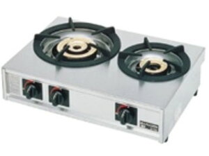 ※こちらは13A(都市ガス)専用になります。 ガステーブルコンロ親子二口コンロ/M−212C 13A(都市ガス)