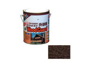 ASAHIPEN/アサヒペン 油性ウッドガード 外部用 1.6L ダークオーク 08