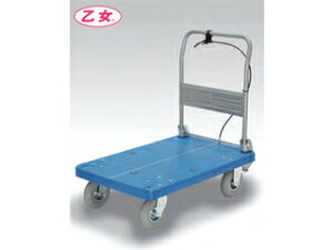 KANATSU カナツー 【ハンドストッパー・乙女】PLA300-DX-HP-HS ハンドストッパー付エアタイヤ台車 【代引不可】【沖縄県及び離島には配送できません】