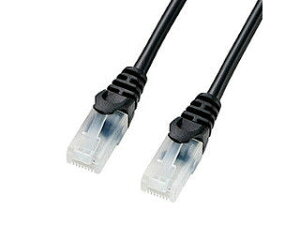 �T�����T�v���C �c���܂�h�~CAT5eLAN�P�[�u�� 7m �u���b�N LA-Y5TS-07BK