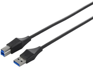 BUFFALO obt@[ jo[TRlN^[ USB3.0 A to B P[u 3m ubN