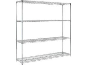 TRUSCO/トラスコ中山 【代引不可】ステンレス製メッシュラック H1838XW905XD609 4段 TSM-6364