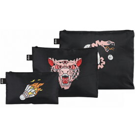 LOQI ローキー ジップポケット 3サイズ ファスナー付きポーチ 【 SNASK スナスク / ZP.SN.TR 】