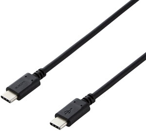 ELECOM GR X}zE^ubgpUSBP[u/USB(C-C)/X^_[h/PDΉ/Fؕi/1.5m/ubN MPA-CC15PNBK