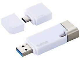 ELECOM エレコム 納期未定 LightningUSBメモリ/USB3.2(Gen1)対応/32GB/Type-C変換アダプタ付/ホワイト MF-LGU3B032GWH