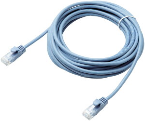 ELECOM �G���R�� CAT6���� Gigabit ���炩LAN�P�[�u�� 5m �u���[ LD-GPY/BU5