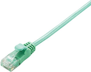 ELECOM �G���R�� CAT6���� Gigabit ���炩LAN�P�[�u�� 1m �O���[�� LD-GPY/G1