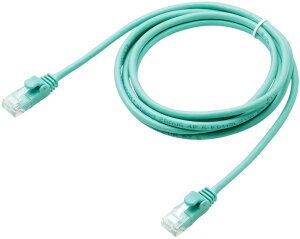 ELECOM �G���R�� CAT6���� Gigabit ���炩LAN�P�[�u�� 2m �O���[�� LD-GPY/G2