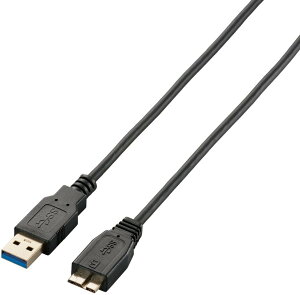 ELECOM GR ɍUSB3.0P[u(A-microB)/2.0m/ubN USB3-AMBX20BK