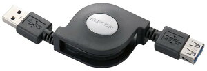 ELECOM GR USB3.0P[u(A-A)/0.7m/ubN USB3-RLEA07BK