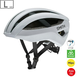 SMITH スミス ネットワーク【ホワイト/マットホワイト】【L/59-62cm】 011027253 ロードバイク用ヘルメット