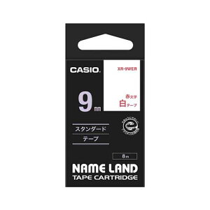 CASIO/�J�V�I �l�[�������h�e�[�v9mm �� �ԕ��� XR-9WER