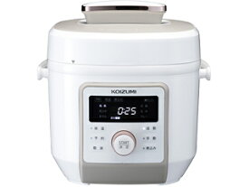 KOIZUMI 小泉成器 KSC-4501/W　マイコン電気圧力鍋　ホワイト はじめての人でも、簡単本格レシピ。 マイコン＆5段階圧力で、ボタンを押すだけ本格調理。