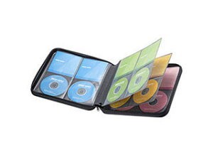 サンワサプライ サンワサプライ CDジャケット収納対応セミハードケース(160枚収納・ブラック) FCD-WLBD160BBK