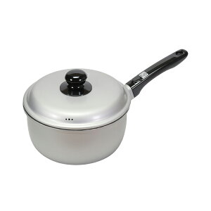 リバティーコーポレーション リバティーコーポレーション 片手鍋 18cm アルミ ガス火専用 軽量 ふっ素樹脂加工 LD-376