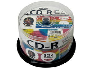 HIDISC 6Zbg HI DISC CD-R 700MB 50Xsh yp 32{Ή Chv^u HDCR80GMP50X6