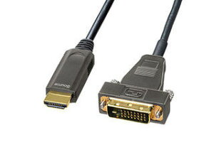 SANWA SUPPLY �T�����T�v���C �T�����T�v���C HDMI-DVI AOC(���t�@�C�o)�P�[�u�� 10m KM-HD21-FB100