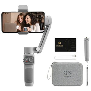 ZHIYUN W[E SMOOTH-Q3 COMBO LEDtBCgt ^܂肽ݎX}zp3Wo@X[Y
