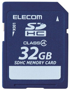 ELECOM �G���R�� SDHC�J�[�h/�f�[�^�����T�[�r�X�t/Class4/32GB MF-FSD032GC4R