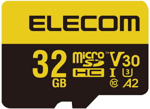 ELECOM GR microSDHCJ[h/ϋv/rfIXs[hNXV30Ή/UHS-I U3 90MB/s 32GB MF-HMS032GU13V3