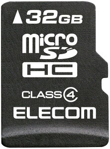ELECOM GR microSDHCJ[h/f[^T[rXt/Class4/32GB MF-MSD032GC4R