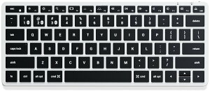Satechi Te` Satechi Slim X1 Bluetooth Backlit Keyboard (Silver) - US Layout PST-BTSX1S