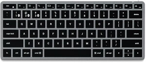 Satechi Te` Satechi Slim X1 Bluetooth Backlit Keyboard (Space Gray) - US Layout PST-BTSX1M