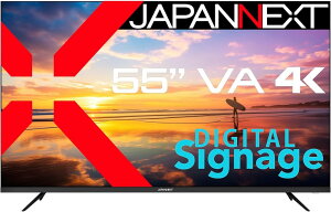 JAPANNEXT ジャパンネクスト 商品は軒先渡し 55インチ4K対応 液晶ディスプレイ(VA/HDMIx3/USB/HDR10/スピーカー/半光沢) JN-V55UHD-U 単品購入のみ可(同一商品であれば複数購入可) 軒先渡し クレジット