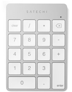 Satechi Te` Satechi Slim Wireless Bluetooth Keypad (Silver) PST-SALKPS