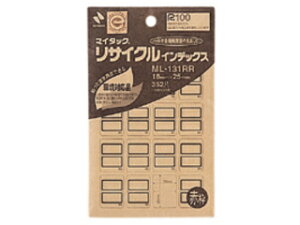 NICHIBAN/ニチバン マイタックリサイクルインデックス 小 赤枠 ML-131RR インクジェットプリンタ対応