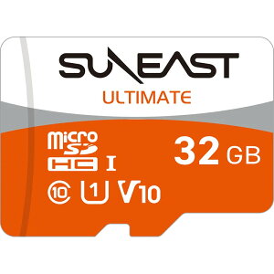 SUNEAST TC[Xg microSDXC[J[h UHS-I Card ORANGEV[Y 32GB SE-MSDU1032E095