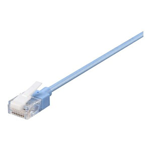 BUFFALO �o�b�t�@���[ �c���܂�Ȃ�Cat6A LAN�P�[�u���X�������^�R�l�N�^�[ 3m �u���[ BL6ATSM30BL