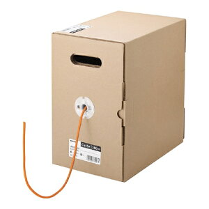 BUFFALO �o�b�t�@���[ Cat5e LAN�P�[�u�� 300m �P�� �I�����W BL5E3000OR