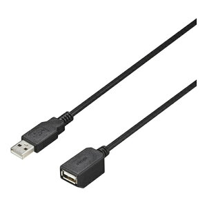 BUFFALO obt@[ USB2.0P[u A-A }Olbg 2m ubN BU2AAMG20BK