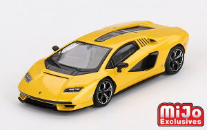 SUNRICH JAPAN �T�����b�`�W���p�� MINI GT 1/64 �����{���M�[�j �J�E���^�b�N LPI 800-4 New Giallo Orion �C�G���[(���n���h��)MGT00733-MJ