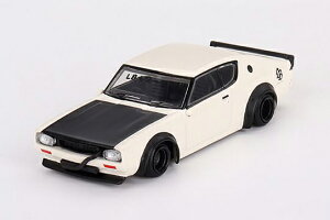 SUNRICH JAPAN �T�����b�`�W���p�� MINI GT 1/64 Nissan �X�J�C���C�� �P������ ���o�e�B�[�E�H�[�N �z���C�g(�E�n���h��)MGT00702-R
