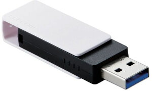 ELECOM エレコム USBメモリ/USB3.2(Gen1)/USB3.0対応/回転式/64GB/ホワイト MF-RMU3B064GWH