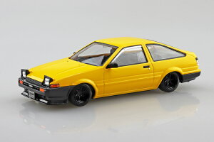 AOSHIMA アオシマ 楽プラ スナップキット No.11CU-YW トヨタ スプリンタートレノ カスタム(イエロー)