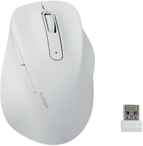 ELECOM エレコム マウス/EX-G/2023年モデル/右手専用/Sサイズ/無線2.4GHz/5ボタン/抗菌/静音設計/ホワイト M-XGS30DBSKWH