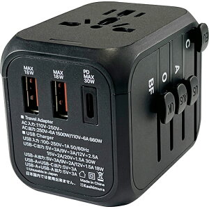 Kashimura JV WP-109M COpϊvOA/C/O/BF^Cv USBA2+C PD30W 