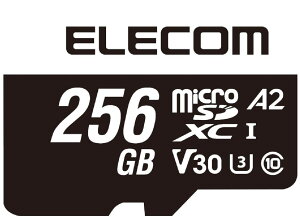 ELECOM GR MicroSDXCJ[h/f[^T[rXt/rfIXs[hNXΉ/UHS-I U3 V30/256GB MF-MS256GU13A2R