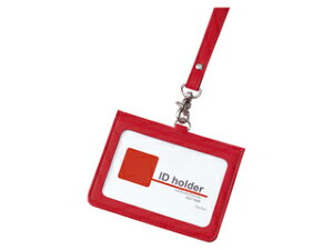 Raymay/レイメイ藤井 イタリアン合皮IDカードホルダー レッド GLP155R