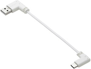 ELECOM GR USB-A to USB Type-CP[u/tbg/L/[dp/0.1m/zCg MPA-ACLL01WH