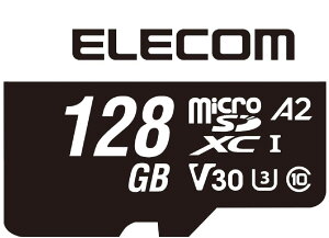 ELECOM GR MicroSDXCJ[h/f[^T[rXt/rfIXs[hNXΉ/UHS-I U3 V30/128GB MF-MS128GU13A2R